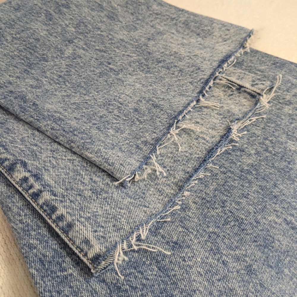Veronica Beard Carly Kick Flare Jeans 100% Cotton Pebble Stone Blue 14/32 NWT - Picture 12 of 17
